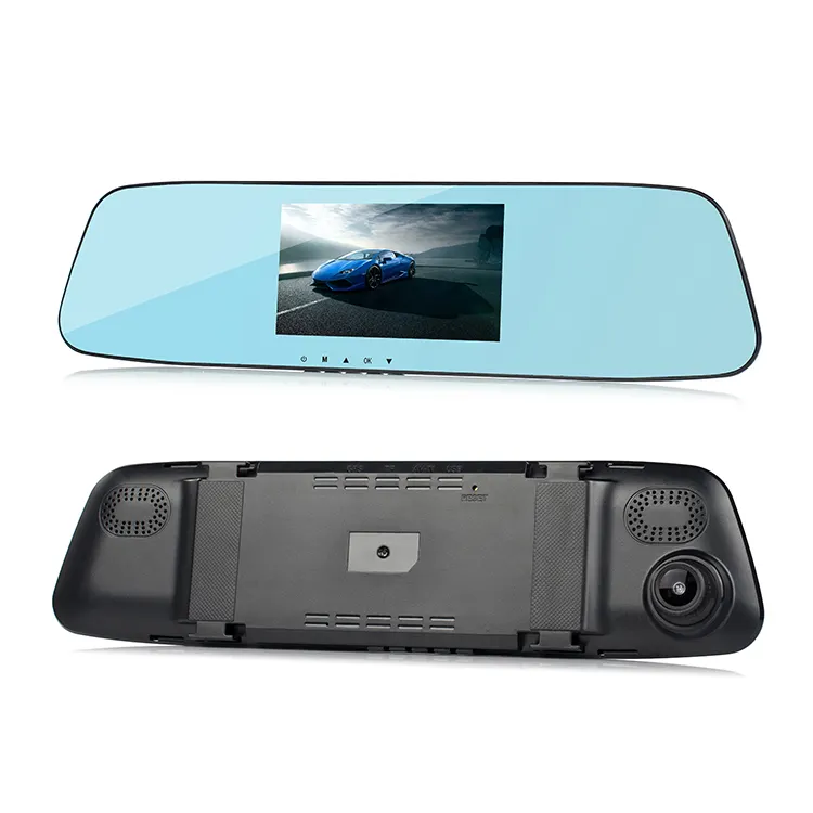 Full HD 1080P 4.3inch Display L505C G-sensor dash camera for cars rearview mirror manual car camera hd dvr WDR