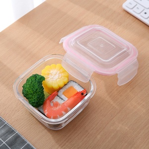 Fiambrera de cristal transparente para niños, contenedor de almacenamiento de alimentos, 330ML, gran oferta, venta al por mayor - Product Image 3