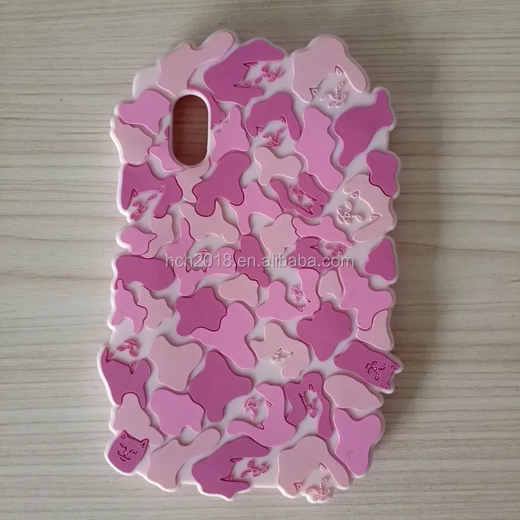 Case factory new design holder silicone phone cover