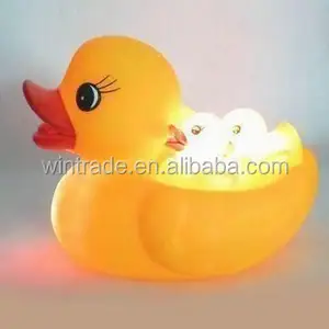 Flashing Bath Rubber Toy Duck Sets