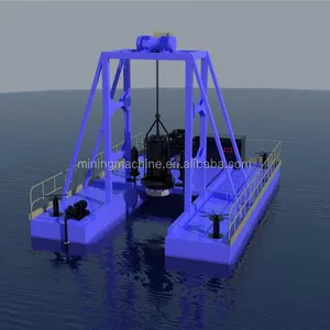 Sand Suction Dredger With Submersible Pump In Africa