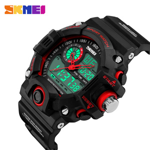 Venta caliente precio de hora dual reloj deporte militar hombres relojes de moda buscando - Product Image 3