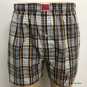 Professional Factory Custom Japan Style Mens Private Labal <strong>Boxer</strong> Shorts Non Elastic Woven Underwear Men Cotton Open <strong>Fly</strong> <strong>Boxers</strong> - Product Image 2