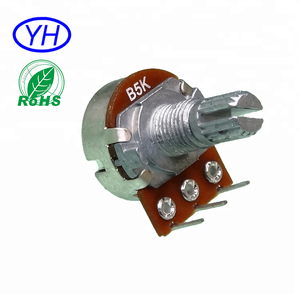 Potentiomètre rotatif OEM 16mm A503, b500k, 5k,10k,20k, film carbone 100k ohm avec arbre 15mm,20mm,25mm - Product Image 2