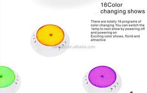 Hentech Completely Waterproof <strong>LED</strong> <strong>Pool</strong> <strong>Light</strong> IP68 18W RGB/Warm White/cool White Suitable for All Kinds of Swimming <strong>Pool</strong>