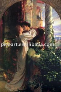Historia <span class=keywords><strong>de</strong></span> amor <span class=keywords><strong>Romeo</strong></span> <span class=keywords><strong>y</strong></span> <span class=keywords><strong>julieta</strong></span> pintura al óleo - Product Image 1