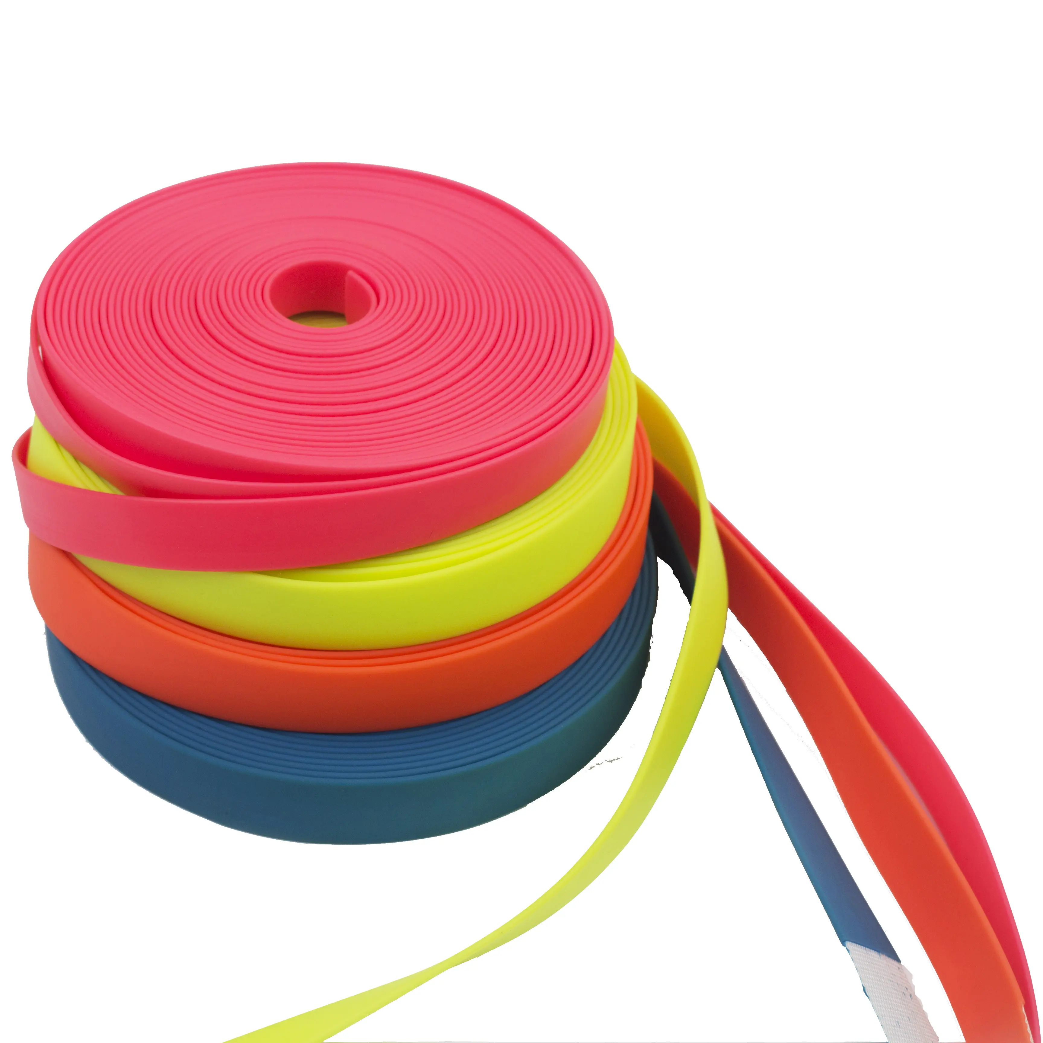 Bán Buôn Giá Rẻ Tùy Chỉnh Nylon Băng Đàn Hồi Silicone Webbing Với In Ấn