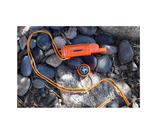 Bussola Multifunzione 5 in 1 con Specchio, Acciarino, Spazio di Archiviazione e Fischietto di Sopravvivenza - Product Image 5