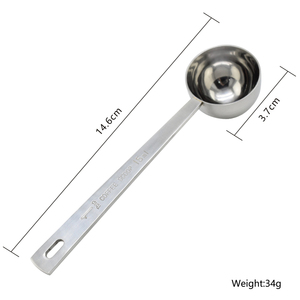 Cuillère-mesure en acier inoxydable, cuillère à café pour le thé, mesure du lait sec et liquide, 1 Tbsp