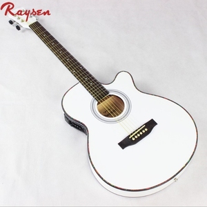 <span class=keywords><strong>Guitare</strong></span> acoustique électrique à 6 cordes Thin Line, <span class=keywords><strong>guitare</strong></span> en bois noir - Product Image 4