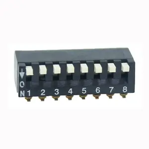 8 位 16 针 SMD DIP 开关钢琴 2，3，4，5，6，8, 9,10，12 个 POS