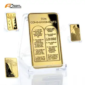 Groothandel een goudstaaf-1 Oz Pure Gold 24 K Jezus Aan Het Kruis Charm Hanger Ingots