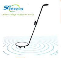 Miroir professionnel de recherche sous la voiture, miroir convexe transparent sous le véhicule, avec lumière LED, pour contrôle de sécurité