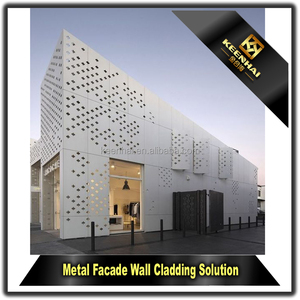 Panel de Fachada Exterior Revestimiento De La Pared de Metal de Aluminio Recubierto de polvo - Product Image 6