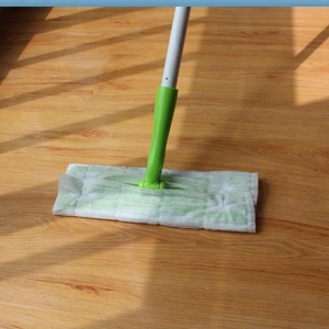 Lingettes pour serpillière non tissées, nettoyage des sols, antistatiques, sans poussière, tissu de cuisine, gaufrage, lingettes sèches non tissées pour serpillière plate, BSCI - Product Image 2