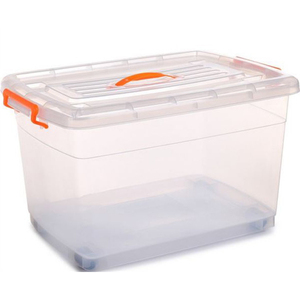 Portátil <span class=keywords><strong>cajas</strong></span> de plastico transparente baratas organizadoras <span class=keywords><strong>pequeñas</strong></span> almacenaje decorativas - Product Image 1