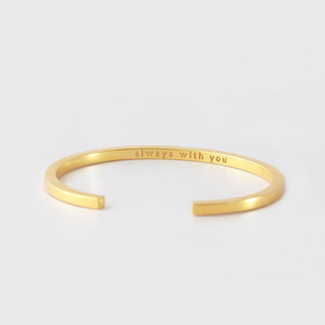 Brazalete grueso Braceletid Pulsera Grabado Brazaletes Indio Acero Quirúrgico Joyas De <span class=keywords><strong>Oro</strong></span> De 18 <span class=keywords><strong>Kilates</strong></span> Joyeria - Product Image 3