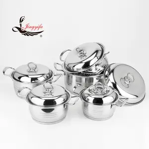 Wholesale 10PCS APPLE shape india stainless steel pot kitchen ware cookware set