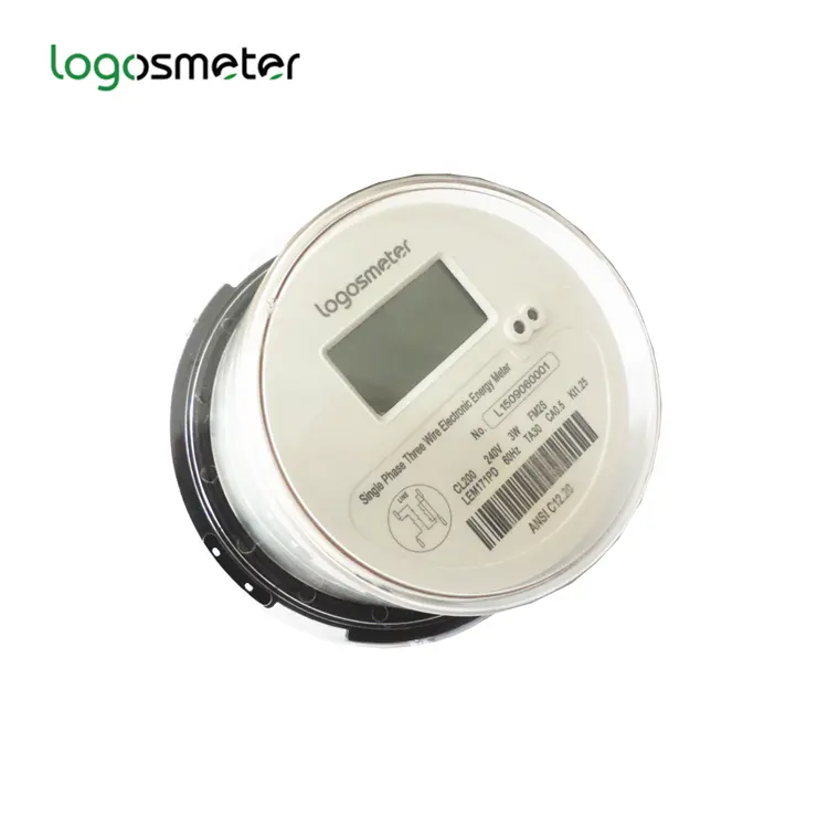 ANSI Single相ソケット2SデジタルANSI Socket Mounted Electronic Energy Meter LEM171PB