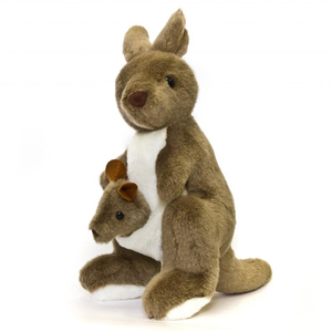 Giocattoli <span class=keywords><strong>di</strong></span> <span class=keywords><strong>Peluche</strong></span> Animali Lavorati all'Uncinetto, <span class=keywords><strong>Canguro</strong></span> con Cucciolo - Product Image 2