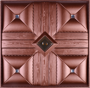Intérieur <span class=keywords><strong>de</strong></span> luxe ignifuge fond décoratif 3d en cuir pu <span class=keywords><strong>mousse</strong></span> revêtement mural panneau - Product Image 1