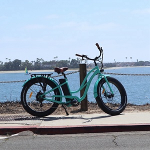 Meilleur 48V 750W gros pneus 26 pouces étape-à travers batterie E vélo gros pneu dames vélo électrique <span class=keywords><strong>2021</strong></span> - Product Image 6