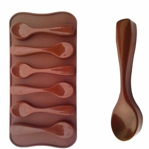 Moule à chocolat en Silicone 6 cavités, cuillère, ustensiles de cuisine, bricolage, spécialité - Product Image 4