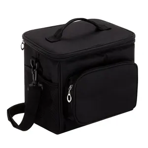 OEM luxury double deck heat resistant insulated lunch large cooler tote bag