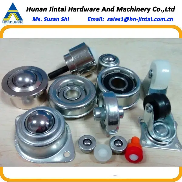 Flow Rail Roller Track 28 Pressed Steel Skate Wheel Plastic Mounted Ball Bearing Castor Wheel Skate Roller Conveyor