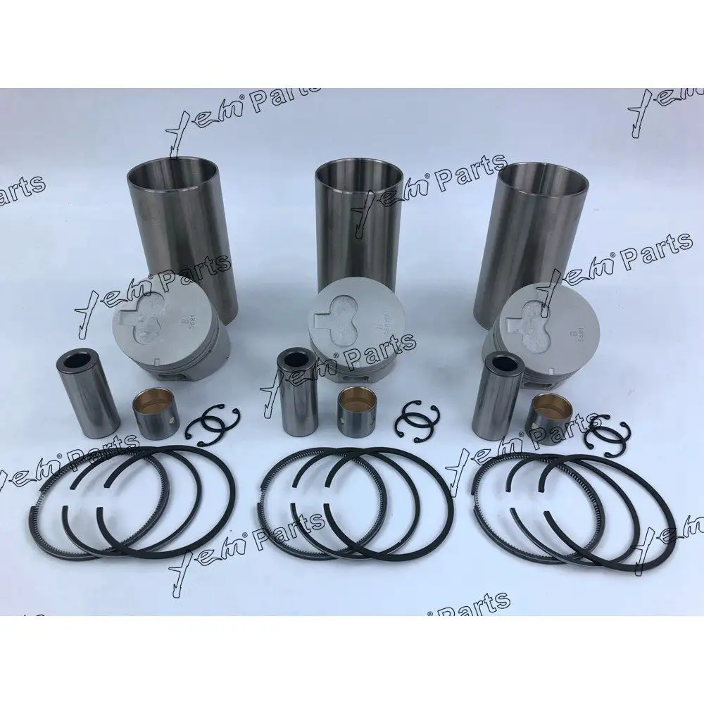 3KC1 Cylinder Liner Kit With Pistons Rings Liner For Isuzu Engine