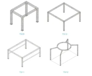 Aluminium Truss Systeem Beursstand Truss Display Tentoonstelling Truss