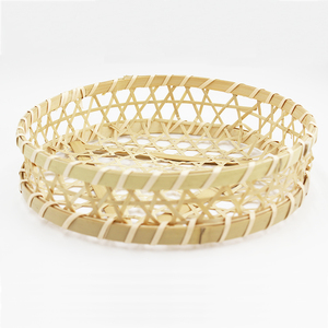 Modern Eco-Friendly Bamboo <strong>Basket</strong> Woven Hand Made <strong>Square</strong> Storage <strong>Basket</strong> for Home - Product Image 6
