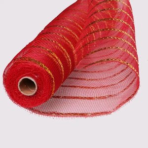 Colorful Metallic Random <strong>Mesh</strong> Fabric Deco <strong>Mesh</strong> Rolls for <strong>Wreath</strong> - Product Image 2