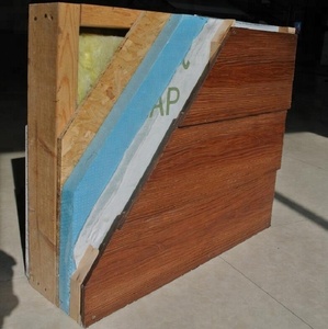 Hiện đại 100% không amiăng sợi xi măng bảng màu xám Lap <span class=keywords><strong>siding</strong></span> ngoài trời tường gỗ tấm ván đục lỗ tính năng xây dựng ngoại thất - Product Image 4