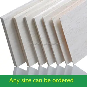 Worison Balsa Wood Sheet OEM Any Size Super Quality For Airplane/Boat DIY Model Materials