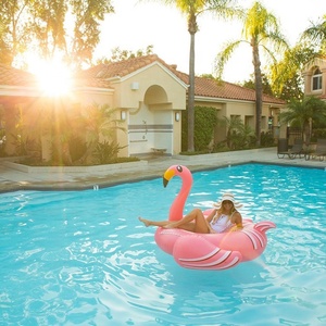 Matelas <span class=keywords><strong>gonflable</strong></span> grande taille 190cm, flotteur de piscine Flamingo - Product Image 6