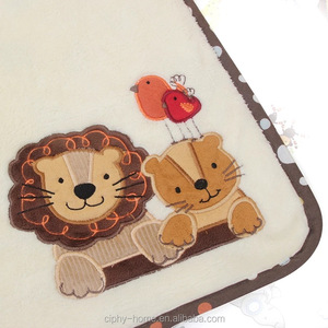 <span class=keywords><strong>Couverture</strong></span> en peluche brodée <span class=keywords><strong>personnalisée</strong></span> pour enfants, couvertures chaudes, en flanelle de corail, pour <span class=keywords><strong>bébé</strong></span> en cadeau - Product Image 2