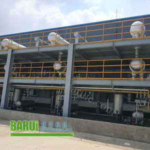 Mini machine de recyclage par lots 10 tonnes par jour usine de pyrolyse des pneus à l'huile - Product Image 5