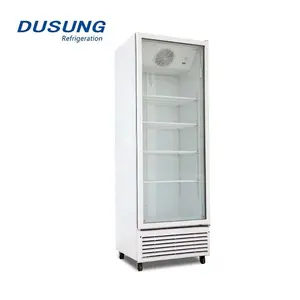 Commercial Fridge Upright Glass Door Kitchen Beverage Energy Drink Display Cooler Refrigeration Equipment