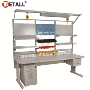 Detall Electrical ESD Adjustable Work Bench Lab Workbench Furniture