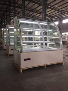 Equipo de repostería OEM, estantes ventilados tipo <span class=keywords><strong>vertical</strong></span>, nevera para exhibición de pasteles de aluminio - Product Image 6