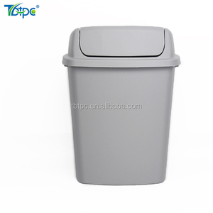 Cubo de basura sólido <span class=keywords><strong>no</strong></span> estriado para <span class=keywords><strong>residuos</strong></span> de cocina húmeda, con tapa móvil, cubierta para sacudir, 30L - Product Image 1