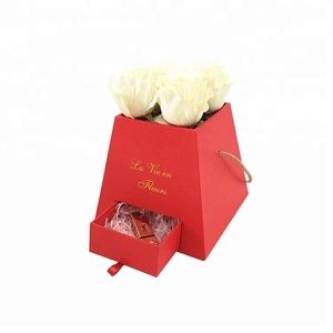 Bán Buôn Chất Lượng Cao Đẹp Tông Giấy Hộp Hoa Với Ngăn Kéo - Product Image 3