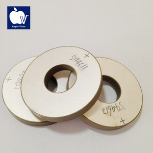 แหวนเซรามิก <span class=keywords><strong>Piezo</strong></span> ส่วนประกอบ piezoelectric สำหรับทำความสะอาดอัลตราโซนิก - Product Image 2