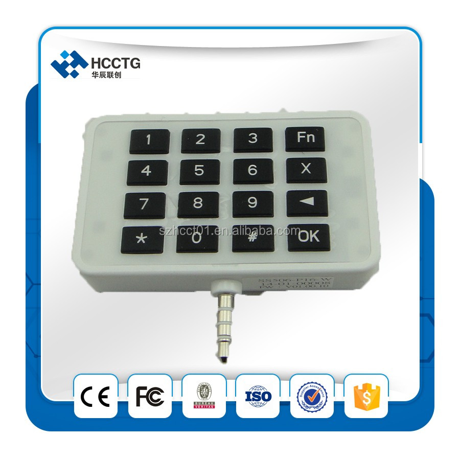 Наушники Мобильный Считыватель Смарт-Карт с Pinpad-SS506P16