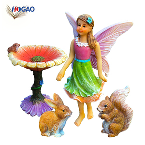 resina figuritas <span class=keywords><strong>en</strong></span> miniatura accesorios pintado a mano flor Jardín de hadas para al aire libre o decoración de la casa - Product Image 1