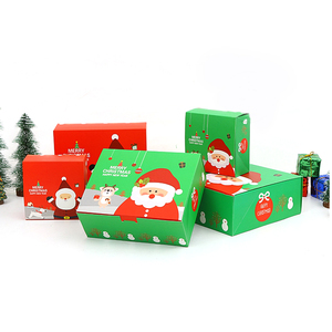 Factory Custom Design Eco Friendly Christmas Packaging Box Christmas Candy Box Christmas Tree Tin Box