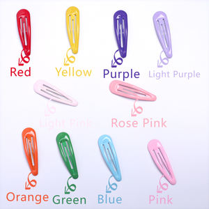 Fermaglio per capelli in metallo da <span class=keywords><strong>5cm</strong></span> all'ingrosso fermaglio per capelli a scatto per bambini fermaglio per capelli accessori per capelli per bambina accessori per bambini - Product Image 6