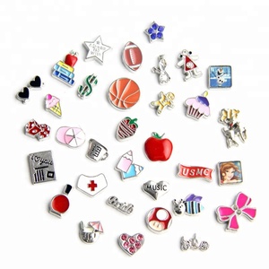 Accesorios de Aleación Mixta Personalizados al por Mayor, Dijes Flotantes Pequeños y Lindos, Dijes para Medallones Flotantes, Adecuados para Colgantes de Caja de Fotos - Product Image 6