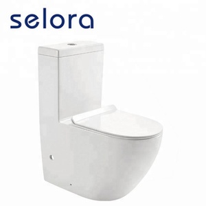 White Square Soft Close Toilet Seat - Quiet Close Lid With Adjustable Hinges, Easy To Install & Clean